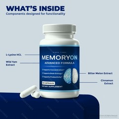 MemoryOn Capsules – Memory On Brain Focus Support Supplement – 2 Pack