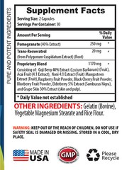 cholesterol lowering supplement – POMEGRANATE COMPLEX – weight loss formula 1B