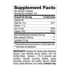 Nature’s Wonder Men’s Prostate Formula with Saw 200 Count (Pack of 1)