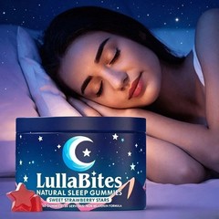 LullaBites Melatonin-Free Sleep Gummies Strawberry 60ct 30 Servings