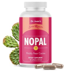 Nopal Cactus Supplement, Sugar & Gluten Free, 700mg, 180 Capsules, 90 Servings