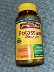 Nature Made Potassium Gluconate 550 mg 100 Tabs