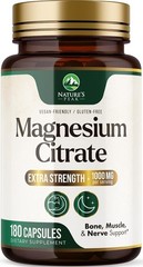 Magnesium Citrate 1000mg Capsules – Extra Strength Magnesium Supplement