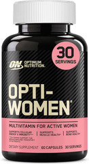 Optimum Nutrition Opti-Women Multivitamin for Women, Immune Support with Iron