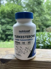 Nutricost Turkesterone Dietary Supplement 600mg, 30 Capsules