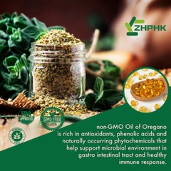 Oil Of Oregano 4000mg Wild-Mediterranean Non-GMO High Carvacrol-Greater Than 85%