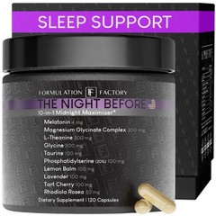 The Night Before 10-in-1 Sleep Support | Melatonin 4mg, Magnesium Glycinate 3…