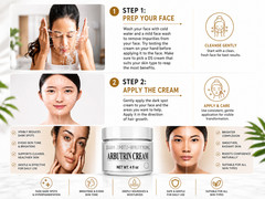 Dark Skin Whitening Dark spot Brightening Bleaching Lightening Cream + Oil +PILL