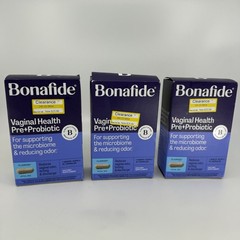 Bonafide Vaginal Health Pre + Probiotic Relief from Odor, Itching, & Discharge