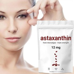 organic Astaxanthin Soft Capsule 100% Pure Additive Boost Immunity Physical Reco