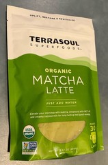 TERRASOUL Superfoods Organic Matcha Latte Non GMO 30 Servings (8.47 Oz. – 240G)