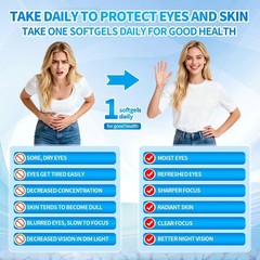 VivoNu 14-in-1 Astaxanthin 12mg & Lutein 40mg with Zeaxanthin Supplements, 6 Mon