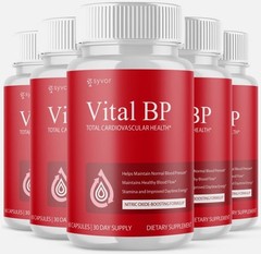 (1-5 Pack)Vital BP Advanced Blood Support Vitamin Formula VitalBP 60 Capsules.US