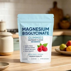 3X Magnesium Bisglycinate Gummies, with 400mg Magnesium Bisglycinate Chelate