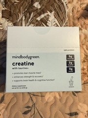 mindbodygreen Creatine+ with Taurine – 30 Individual Stick Packs Creatine +