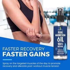 Pure Magnesium Oil Spray for Muscle Relief & Better Sleep