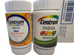 2 NEW Centrum Minis Men Immune Supprt & Adult 50+ Multivitamin 340 Tablets Total