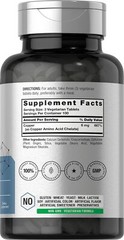 Chelated Copper | 6 mg | 300 Tablets | Vegetarian, Non-GMO | by Horbaach
