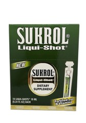 Sukrol Liquid Shot Dietary Supplement 10 Liquid-Shots of 10ML