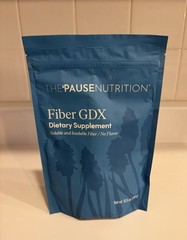 The Pause Nutrition Fiber GDX Soluble And Insoluble Fiber No Flavor 300g 10.5 Oz