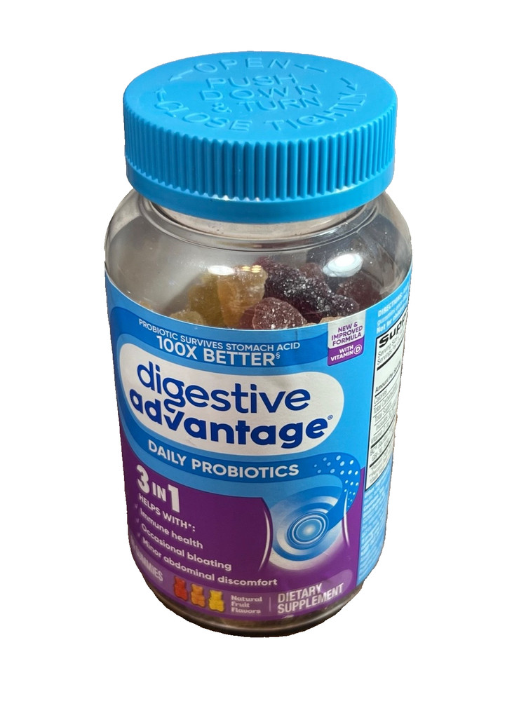 Digestive Advantage Daily Probiotic – 60 Count Gummies Kids 02/26