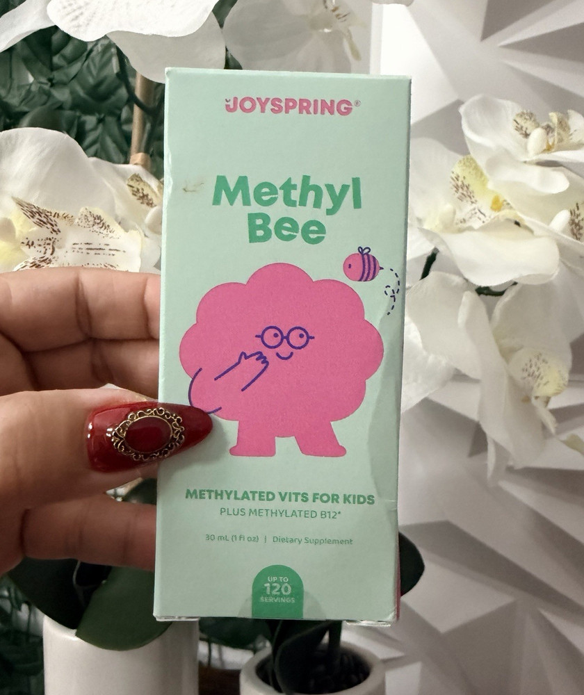 JOYSPRING Methyl Bee Kids Methylated B6 Folate B12 Liquid Drops, 1 fl oz