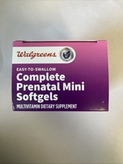WALGREENS COMPLETE PRENATAL (60 MINI SOFTGELS) MULTIVITAMIN DIETARY SUPPLEMENT