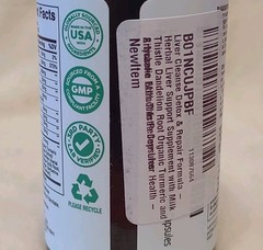 Nature’s Craft Liver Support Dietary Supplement 60ct Exp. 04/2026 Sealed