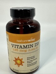 NatureWise Vitamin D3 5000iu 125 mcg for Healthy Muscle Function 360 Count 11/26