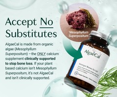 ALGAECAL Plant Based Calcium Supplement D3 Bone Strength 90 Veggie Capsules