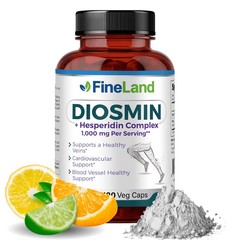 Fineland Vitamins Diosmin Hesperidin Complex Circulatory Health 120 Capsules