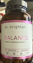 Dr. Brighten Balance Hormone Support Women Chasteberry DIM Vegan Non-GMO