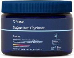 Trace Magnesium Glycinate Powder 6.35oz (180g) Mixed Berry Lemonade Flavor