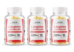 540 Softgels L-Arginine L-Citrulline – Nitric Oxide Booster 3000mg 270 Servings