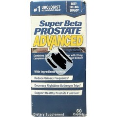 Super Beta Prostate Advanced Dietary Supplement 60 Caplets 12/2026