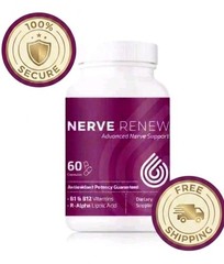 Nerve Renew Nerve Support Formula R Alpha Lipoic Acid & B Vitamins 60 Caps