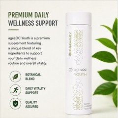 2 PACK Nu Skin Pharmanex ageLOC Youth 120 Softgels Anti-Aging New 2028