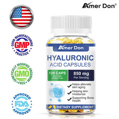 Hyaluronic Acid with MSM | 1000 mg | 120 Capsules | Non-GMO BY Amer Don