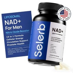 Selerb NAD+ Supplement for Men – With Liposomal-NAD+,CoQ10, L-Carnitine