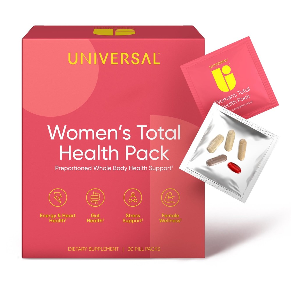 Women’s Total Health Daily Vitamin Packs – All 30 Count (Pack of 1), No Color