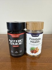 Snap Supplements -Nitric Oxide Booster90ct +Prostate Health Bundle Free ship-