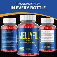 (2 Pack) Jellyfil Gummies For Men Jelly Fil Male Premium Supplements (120 ct)