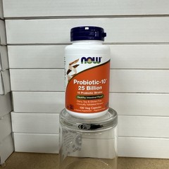 NOW FOODS Probiotic-10 25 Billion 100 Veg Capsules EXP 09/27 Brand New Sealed