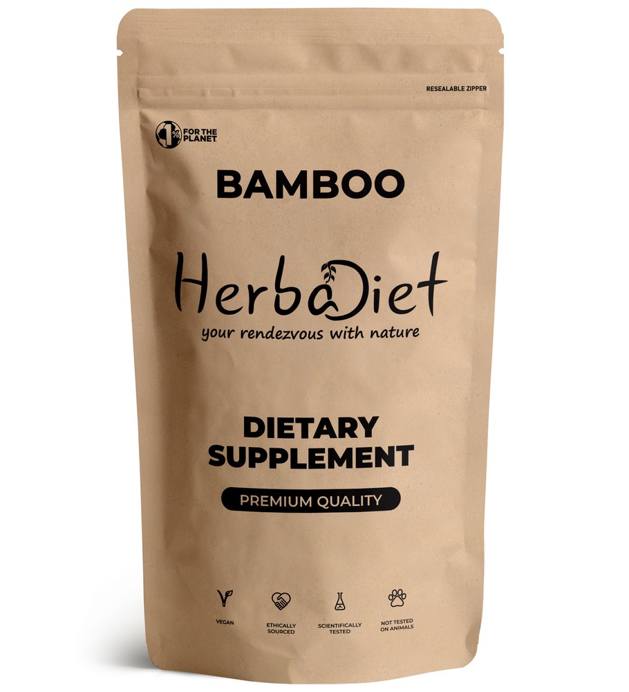 Bamboo Extract Powder – Natural Silica for Skin, Hair and Nails Health