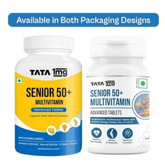 Tata 1mg Senior 50+ Multivitamin & Multimineral Tablets For Health Protection