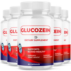 (5 Pack) Glucozein Advanced Support Blood Supplement Gluco Zein 300 Capsules