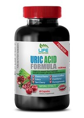 Uric acid relief – URIC ACID FORMULA – Natural uric acid 1 Bottle 60 Capsules
