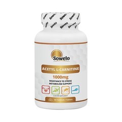 SOWELO ACETYL L-CARNITINE 1000mg TABLETS Nervous System Health Antioxidant