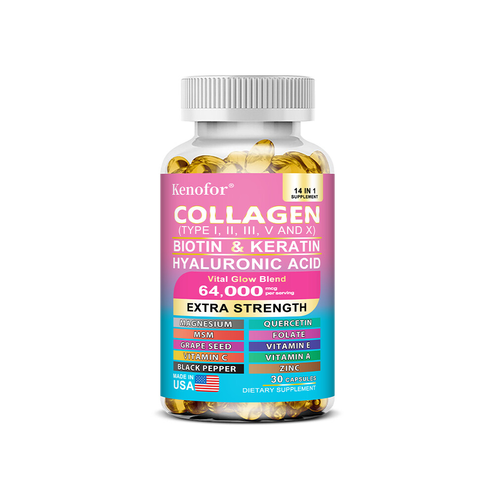 Collagen Capsules,Supports Healthy Skin,Hair,Nails And Joints,Antioxidant