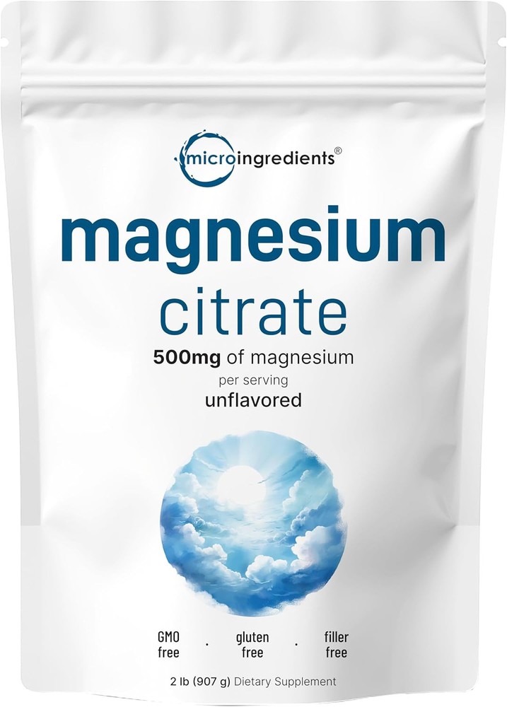 Pure Magnesium Citrate Powder (Citrato de Magnesio en polvo), 2 Pounds (32…